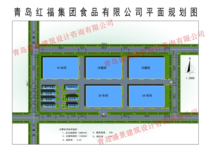 青岛红福集团食品有限公司规划图